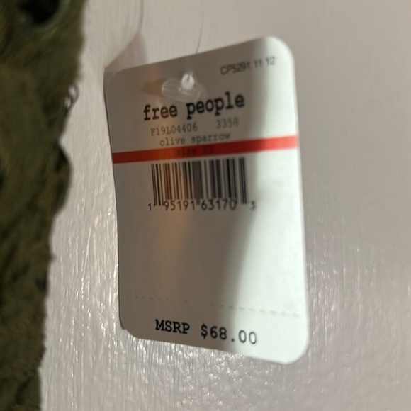 NWT free people, Olive sparrow extra small - Picture 3 of 5